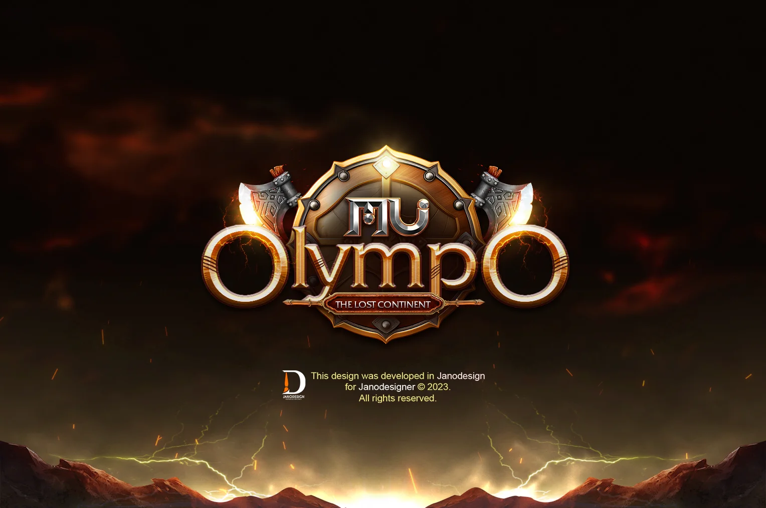 EDITABLE GAME LOGO - MU OLIMPO